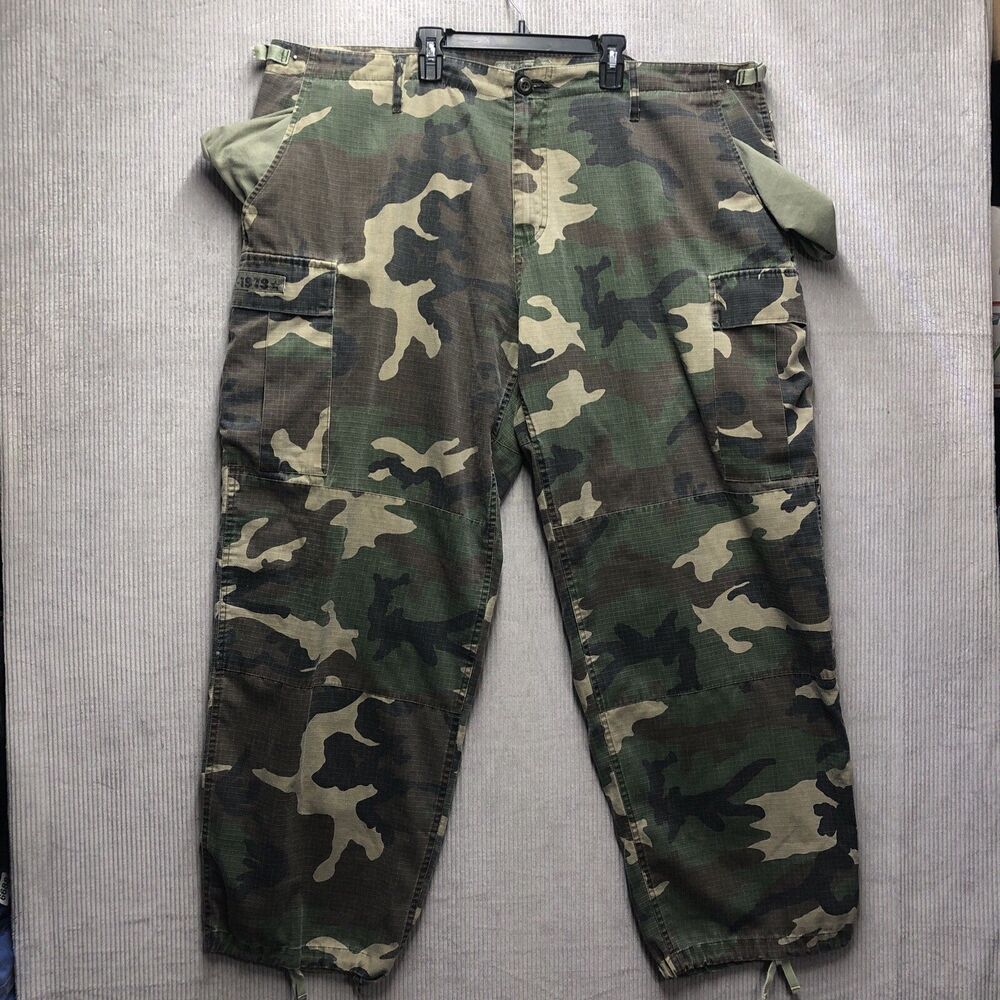 STORM Unisex Army Pants Size XXXL Cargo Camo Adjustable Waist - Picture 2 of 16